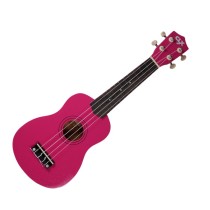 CLX CALISTA 21 PK+ - UKELELE SOPRAAN ROZE + GLITTERS