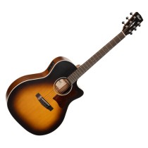 CORT GA1E OPSB OPEN PORE SOLID SPRUCE TOP - GITAAR WESTERN FOLK SUNBURST + EQ CA