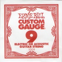 ERNIE BALL 1009 - SNAAR 009 PLAIN STEEL