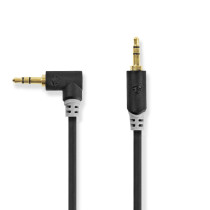 NEDIS CABW22600AT10 - KABEL JACK 3.5 STEREO 1X HAAKS VERGULD 1 METER