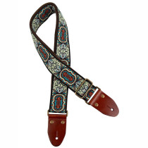 GAUCHO GST-1281-2 CLASSIC SERIES MULTI COLORS - GITAARRIEM 2" JACQUARD GEWEVEN BRONZEN GESP SUEDE