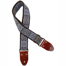 GAUCHO GST-1281-4 CLASSIC SERIES PURPLE - GITAARRIEM 2" JACQUARD GEWEVEN BRONZEN GESP SUEDE