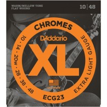 D'ADDARIO ECG23 CHROMES - SNAREN 010-048 NICKEL FLATWOUND