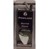 CLX PICK-LACE FC-BLACK REFILL 6-PACK - NAVULLING PLECTRUM HOUDER MEDIUM