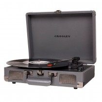 CROSLEY CRUISER DELUXE - SLATE - PLATENSPELER KOFFERMODEL BLUETOOTH