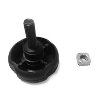 BOSTON BS-105-003 BOUT MET NYLON KOP - SCHROEFKNOP DRIEPOOT M8 INCLUSIEF MOER