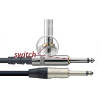 STAGG NGC10SWR DELUXE REAN - KABEL INSTRUMENT JACK 6.3 10 METER + MUTESCHAKELAAR