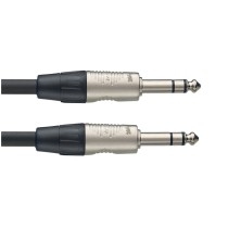 STAGG NPC060SR DELUXE REAN - KABEL PATCH JACK 6.3 STEREO 60CM