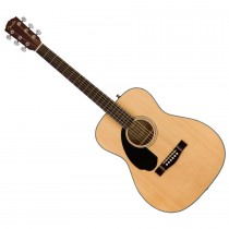 FENDER CC-60S CONCERT LINKSHANDIG LH WN NATURAL - GITAAR WESTERN MASSIEF BOVENBLAD