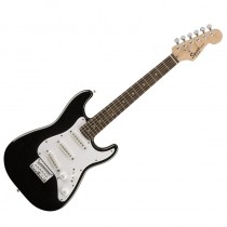 SQUIER STRATOCASTER MINI V2 BLACK - GITAAR ELEKTRISCH 3/4 ZWART