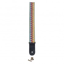 CLX STRAP KLEURMOTIEF 1 - GITAARBAND + EINDKNOP & VETER