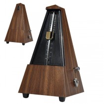 BOSTON BMM-100-WG WOOD GRAIN (HOUTSTRUCTUUR) - METRONOOM PYRAMIDE MECHANISCH + BEL