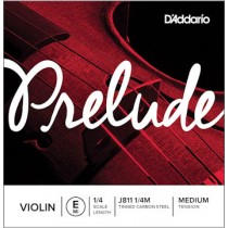 D'ADDARIO PRELUDE J811-14M - SNAAR VIOOL 1/4 MODEL E1 METAAL