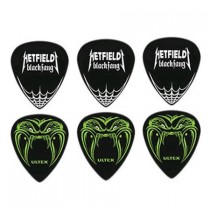 DUNLOP PH-112P94 ULTEX 6-PACK - PLECTRUM 0.94 HETFIELD BLACK FANG