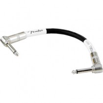 FENDER PERFORMANCE PATCH CABLE FG6LL - KABEL JACK 6.3 2X HAAKS 15 CM / 6"