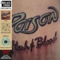POISON - FLESH & BLOOD -TRANSLUCENT GREEN VINYL BLACK FR 21-