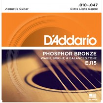 D'ADDARIO EJ15 - SNAREN 010-047 PHOSPHOR BRONZE