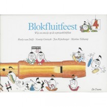 BLADMUZIEK METHODE SOPRAANBLOKFLUIT - BLOKFLUITFEEST 4 - BOEK