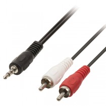 VALUELINE VLAP22200B50 - KABEL JACK 3.5 STEREO-2XRCA 5MTR