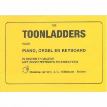 WILLEMSEN, J.C. - TOONLADDERS PIANO, ORGEL & KEYBOARD - bladmuziek