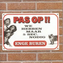 ENGE BUREN - PAS OP! WE HEBBEN MAAR 5 SEC.NODIG - CD