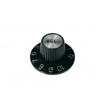 BOSTON KS-260-V - KNOP ZWART CHROOM SG VOLUME