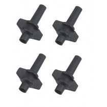 4-pack Gibraltar SC-TCWN 8mm schroefdraad kunststof vleugelmoeren