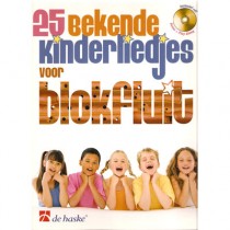 BLADMUZIEK - 25 BEKENDE KINDERLIEDJES BLOKFLUIT