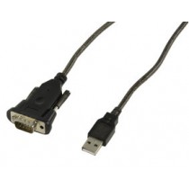 KONIG CABLE-146/2 2 METER - KABEL USB-RS232 SERIEEL OMVORMER