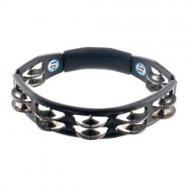 Latin Percussion LP150 zwarte Cyclops tamboerijn met vernikkelde stalen schellen