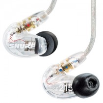 SHURE SE215-CL TRANSPARANT - HOOFDTELEFOON IN-EAR GESLOTEN