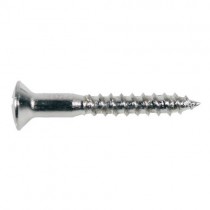 BOSTON WS-14-C CHROOM 12 STUKS - SCHROEF OVAAL VERZONKEN 2.4X16MM