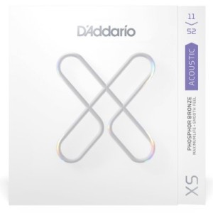 D'ADDARIO XSAPB1152 ACOUSTIC CUSTOM LIGHT - SNAREN 011-052 PHOSPHOR BRONZE COATED
