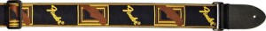 FENDER 099-0681-000 - GITAARRIEM BLACK / YELLOW / BROWN