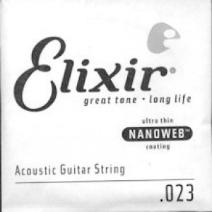 ELIXIR 15123 NANOWEB - SNAAR 023 PHOSPHOR BRONZE
