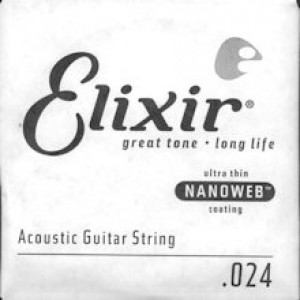 ELIXIR 15124 NANOWEB - SNAAR 024 PHOSPHOR BRONZE