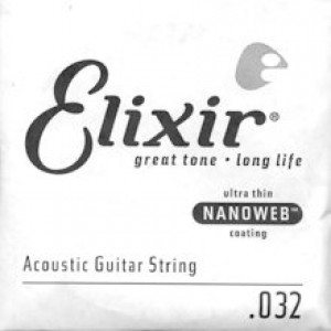 ELIXIR 15132 NANOWEB - SNAAR 032 PHOSPHOR BRONZE