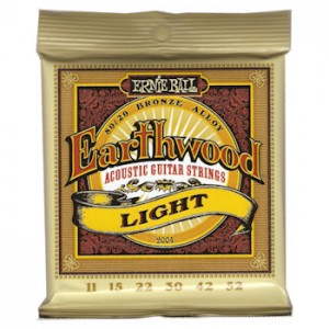 ERNIE BALL 2004 EARTHWOOD LIGHT - SNAREN 011-052 80/20 BRONZE