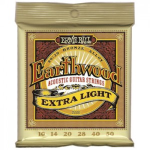 ERNIE BALL 2006 EARTHWOOD EXTRA LIGHT - SNAREN 010-050 80/20 BRONZE