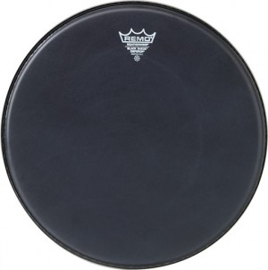 REMO BE-0812-ES - DRUMVEL 12" BLACK SUEDE EMPEROR