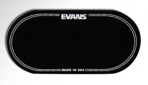 EVANS EQPB2 2-PACK - BASS DRUM PATCH DUBBELBASS ZWART