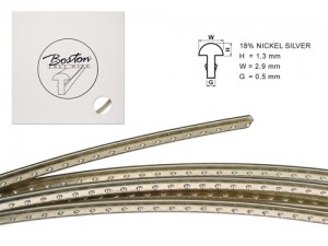 BOSTON FW-1329058 PER 50 CM - FRETDRAAD H=1.3/W=2.9/G=0.5MM JUMBO
