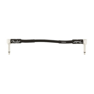 FENDER PROFESSIONAL SERIES 0990820056 - KABEL JACK 6.3 2X HAAKS 15CM 6" ZWART