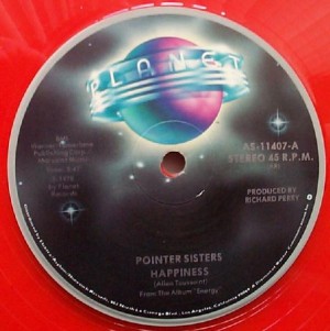POINTER SISTERS - HAPPINESS -12" RED VINYL-