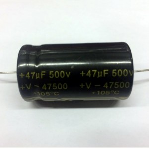 TUBE AMP DOCTOR V-47500 - ELCO 47UF 500V 22X38MM AXIAAL 105