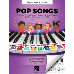 BLADMUZIEK - PIANO-BY-COLOR - POP SONGS