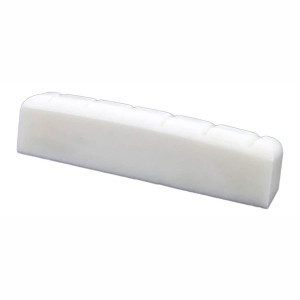 ALLPARTS BN2812000 SLOTTED BONE NUT FOR MARTIN 44X5 - TOPKAM BEEN 44.5X5.7X9.3 MM