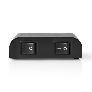 NEDIS ASWI2602BK SPEAKER CONTROL BOX - SCHAKELAAR LUIDSPREKERS 2 SETS KLEMAANSLUITING