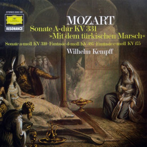 MOZART - PIANO SONATA K331 ALLA TURCA /K310 FANTASIES -VINYL-