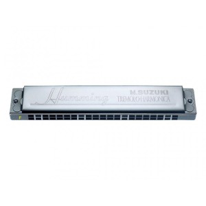 SUZUKI HUMMING SU-21-HM-F - MONDHARMONICA F TREMELO 42 TONEN